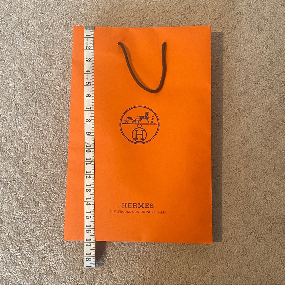 ππ HERMES SHOPPING BAG 11 x 17 ππ - Picture 3 of 4